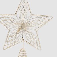 Web Gilded Star Tree Topper