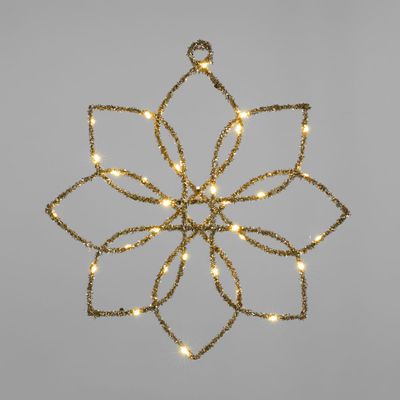 Light Up Flower Star Decoration