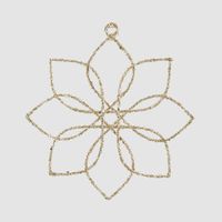 Light Up Flower Star Decoration