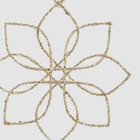 Light Up Flower Star Decoration