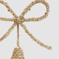 Golden Bow Tree Topper