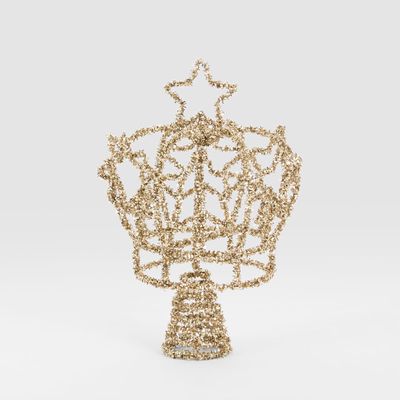 Vintage Tinsel Crown Decoration Small