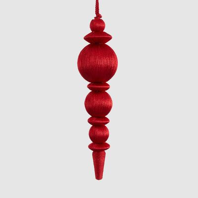 Silk Finial Red