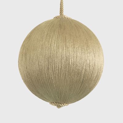 Silk Bauble Medium Champagne