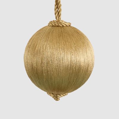 Silk Bauble Small Champagne
