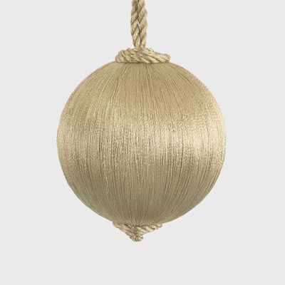 Silk Bauble Small Champagne