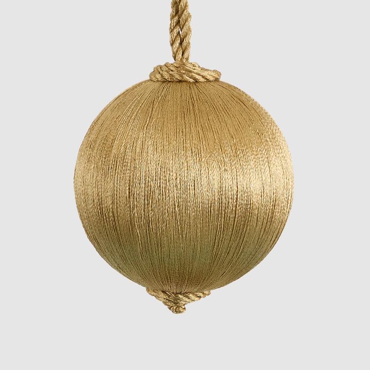 Silk Bauble Small Champagne