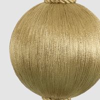 Silk Bauble Small Champagne