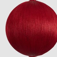 Silk Bauble Large Red