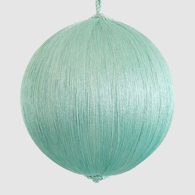Silk Bauble Large Light Blue
