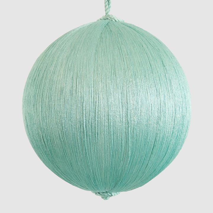 Silk Bauble Large Light Blue