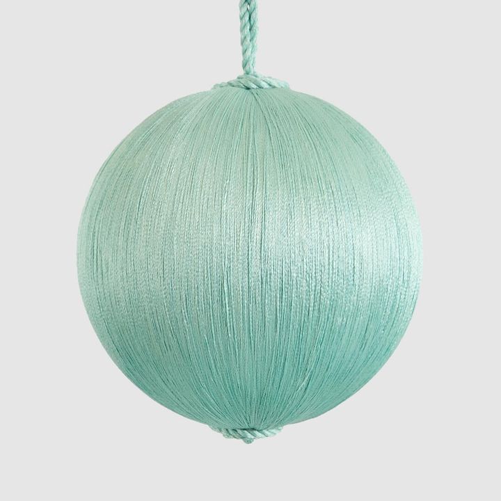 Silk Bauble Medium Light Blue