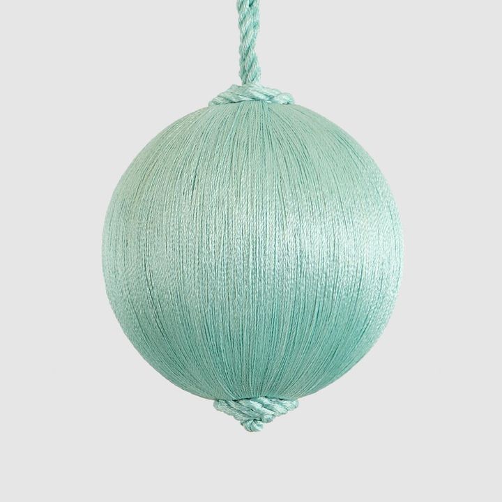 Silk Bauble Small Light Blue