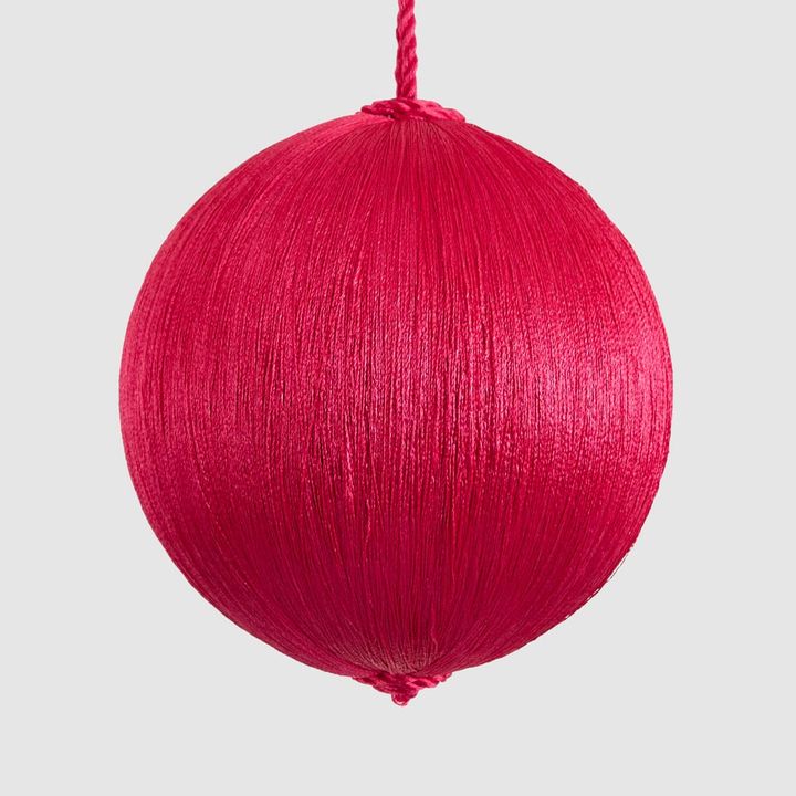 Silk Bauble Medium Fuchsia