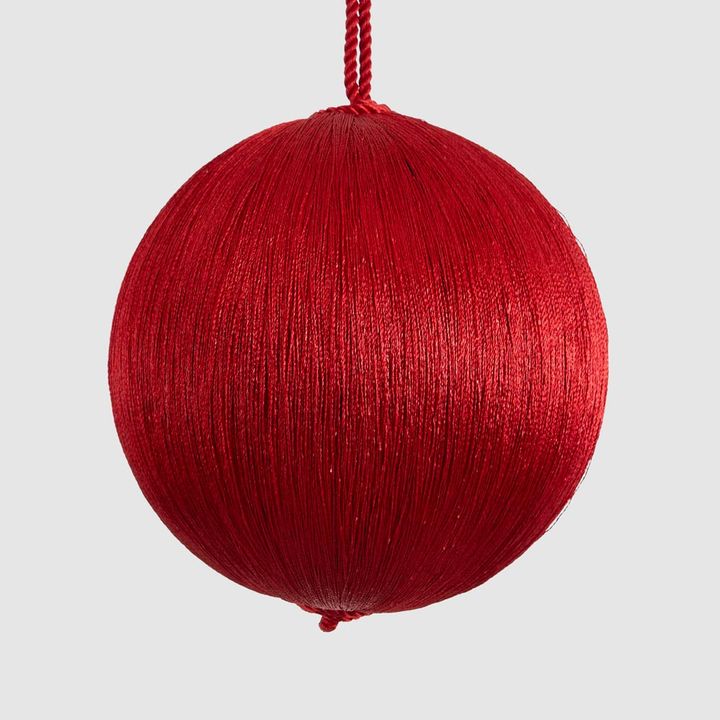 Silk Bauble Medium Red