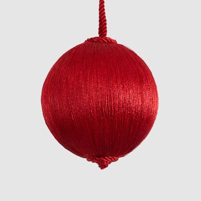 Silk Bauble Small Red