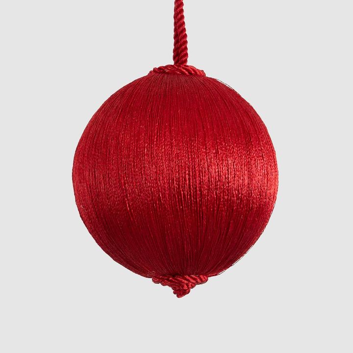 Silk Bauble Small Red