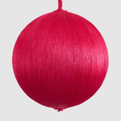 Silk Bauble Large Fuchsia