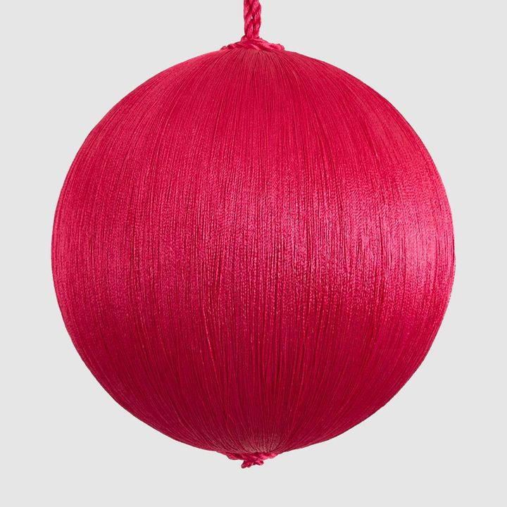 Silk Bauble Large Fuchsia