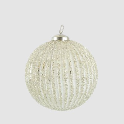 Arctic Glass Bauble Large