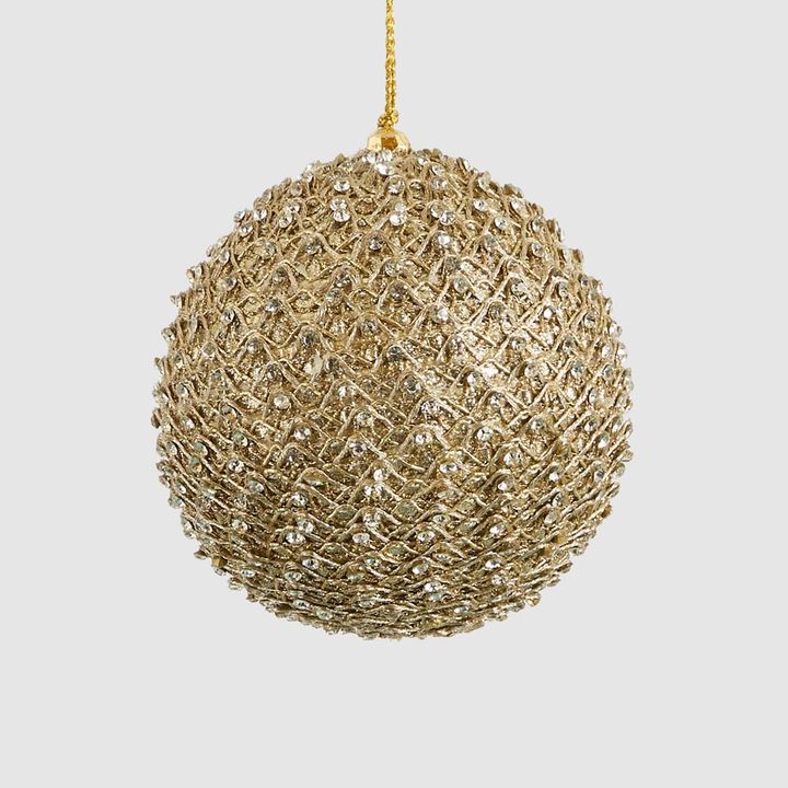 Diamante Bauble Gold