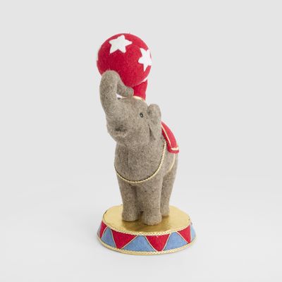 Carnival Balancing Elephant on Stand