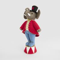 Cirque Elephant Ringmaster Red