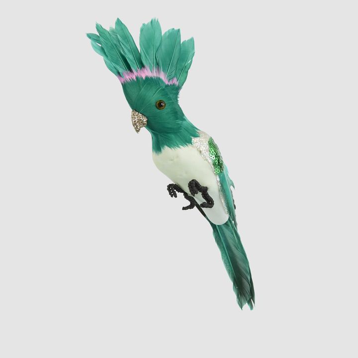Razzle Crested Bird Green