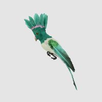 Razzle Crested Bird Green