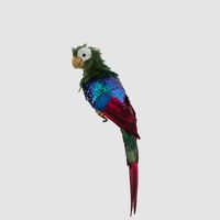 Huffer Parrot Green Crest