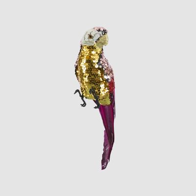 Donatella Sequin Parrot Pink