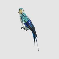 Donatella Sequin Parrot Blue