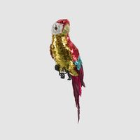 Donatella Sequin Parrot Red