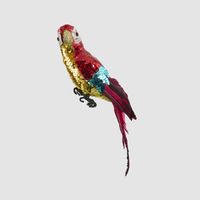 Donatella Sequin Parrot Red