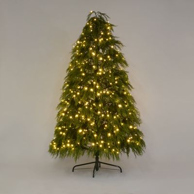 Australiana Light Up Tree 210cm with 756 LED with Foot Pedal