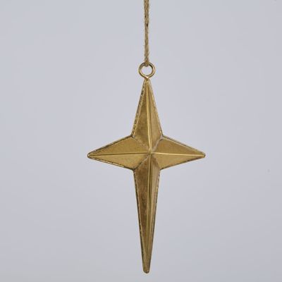 Golden Northern Star Decoration Small