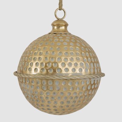 Dimple Hanging Bell Gold 30cm