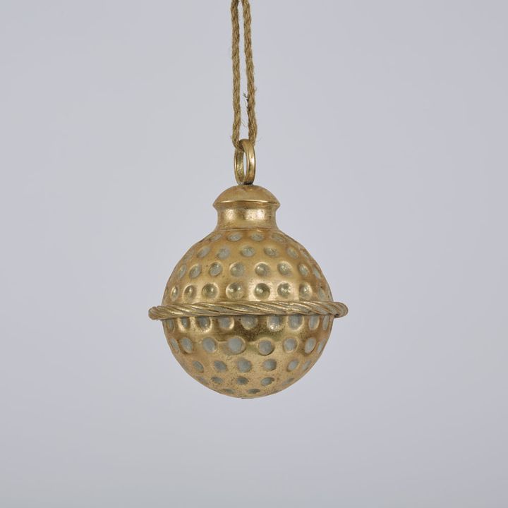 Dimple Hanging Bell Gold 15cm