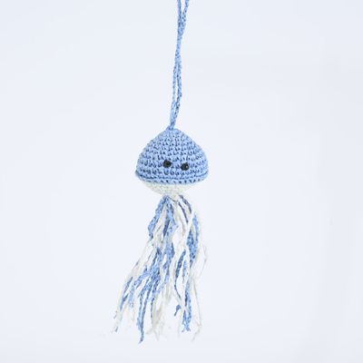 Handmade Jellyfish Decoration Blue & White