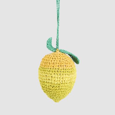 Handmade Crochet Lemon Decoration