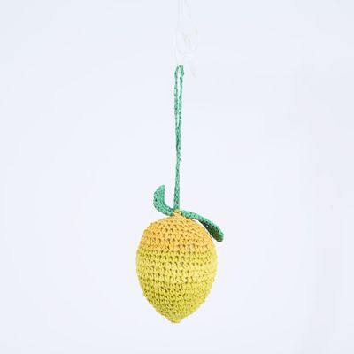 Handmade Crochet Lemon Decoration