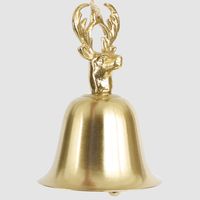 Deer Head Bell Tree Decoration
