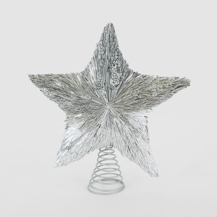 Starry Tree Topper Silver