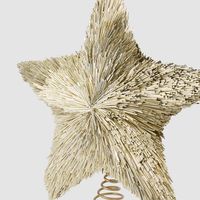 Starry Tree Topper Gold