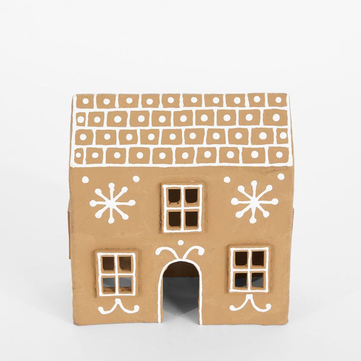 Mache Decorative Gingerbread House