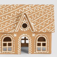 Mache Gingerbread Cottage