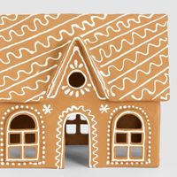 Mache Gingerbread Cottage