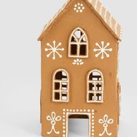 Mache Tall Gingerbread House