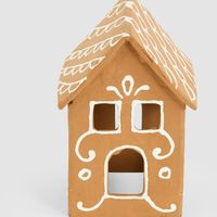 Mache Hanging Gingerbread House Decoration