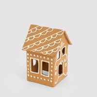 Mache Hanging Gingerbread House Decoration